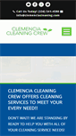Mobile Screenshot of clemenciacleaning.com